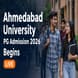 Ahmedabad University PG Admission 2026 Begins @ahduni.edu.in; Apply Now